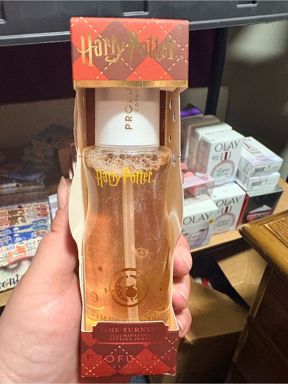 Warner Bros. Harry Potter Gold Shimmer Setting Spray